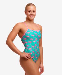 Funkita Ladies Single Strap One Piece Go Flamingo!
