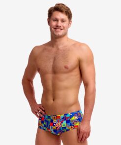 Funky Trunks Men's Sidewinder Trunks Bored Games