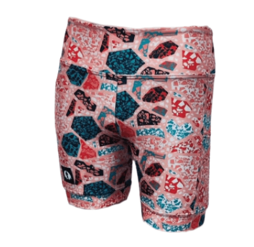 Funky Pants High Waist Ladies Shorts Puzzled