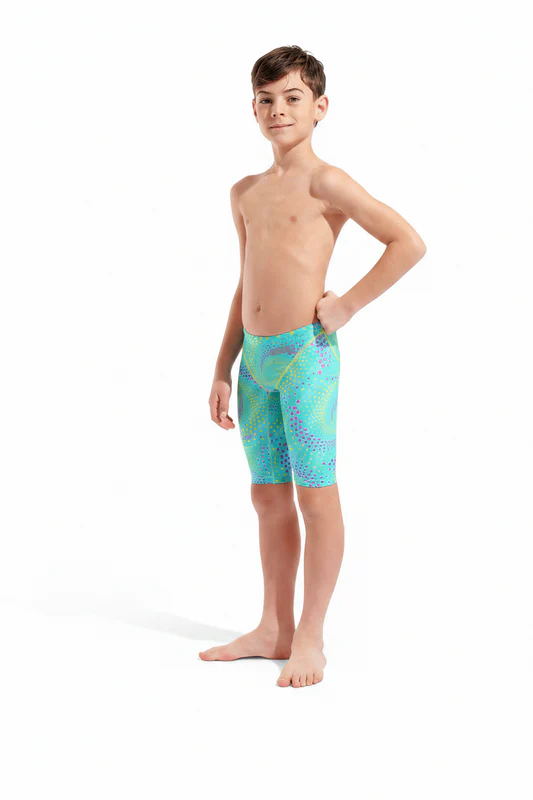 Arena Boys Powerskin ST Next LE Fireflow Jammers Seaglass